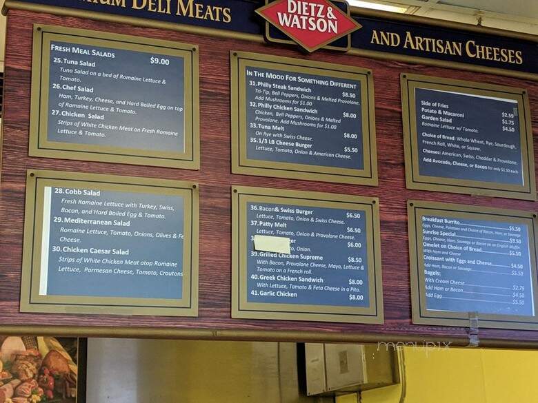 La Jolla Baking Company & Deli - San Diego, CA menu_pic