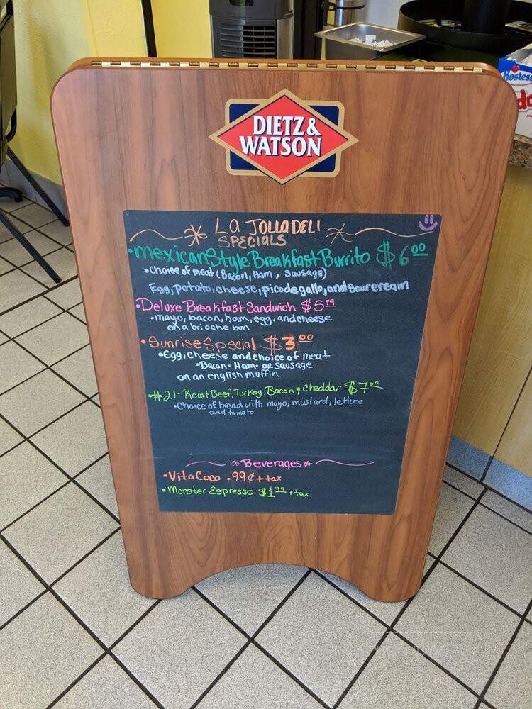 La Jolla Baking Company & Deli - San Diego, CA menu_pic