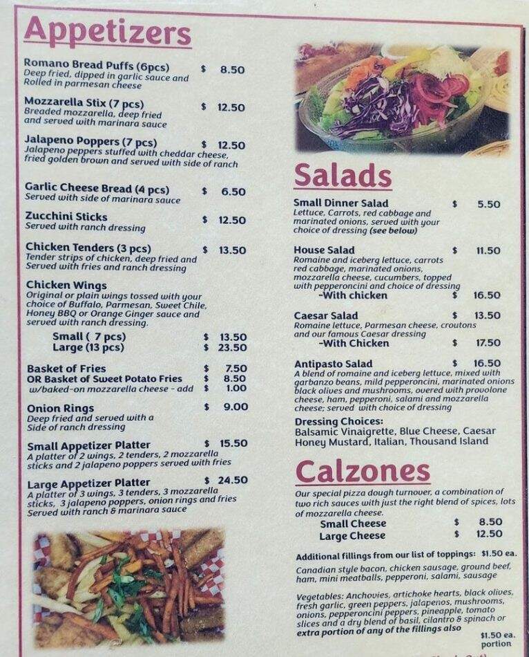 Numero Uno Pizza - Lawndale, CA menu_pic