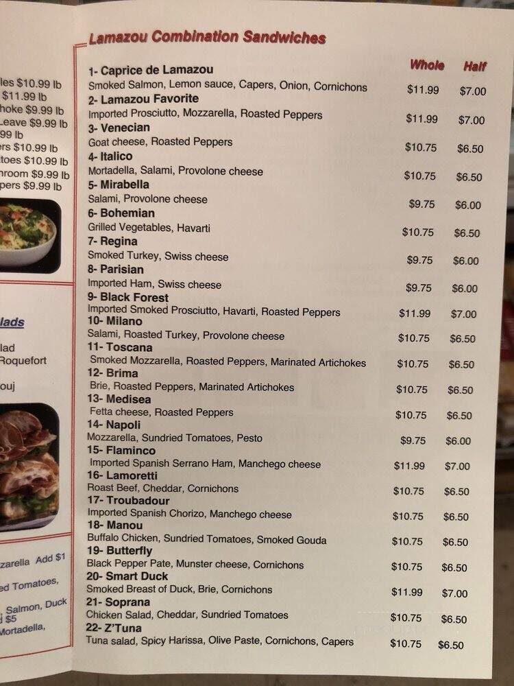 Lamazou Cheese - New York, NY menu_pic