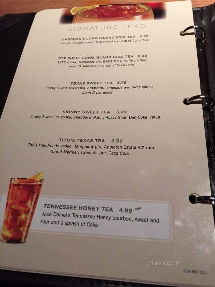 Cheddar's Casual Cafe - Amarillo, TX menu_pic