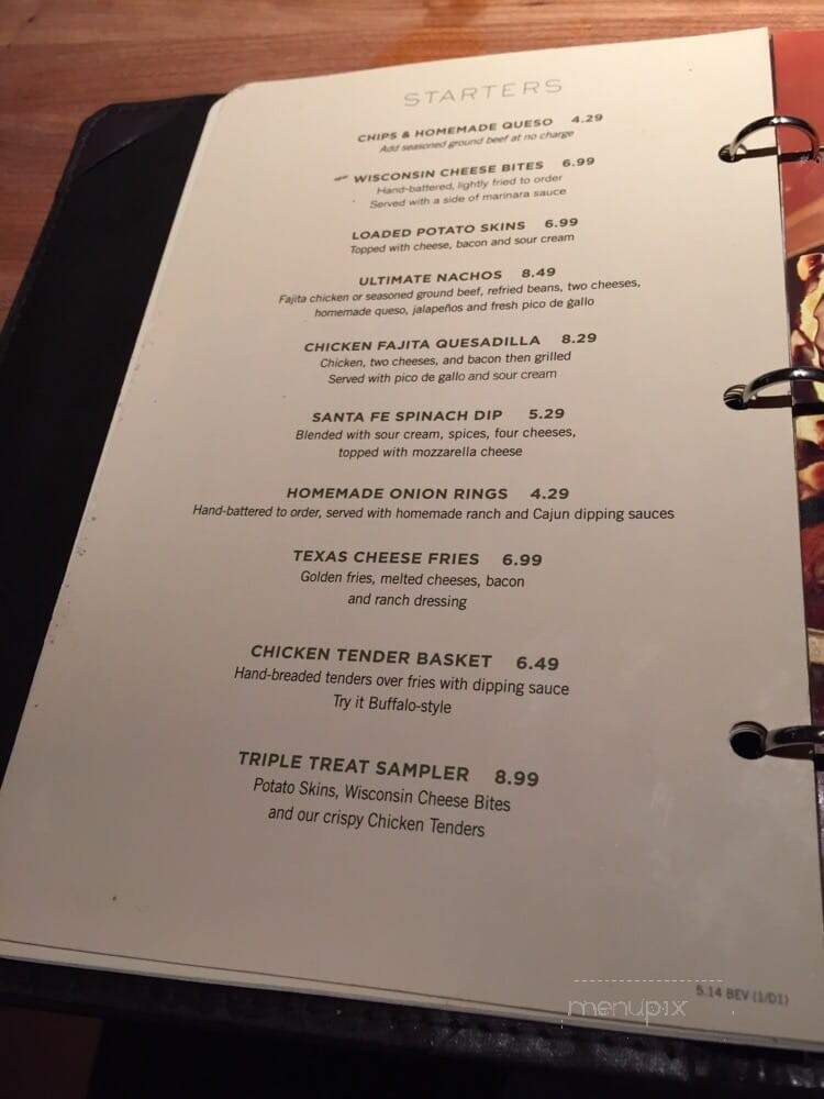 Cheddar's Casual Cafe - Amarillo, TX menu_pic