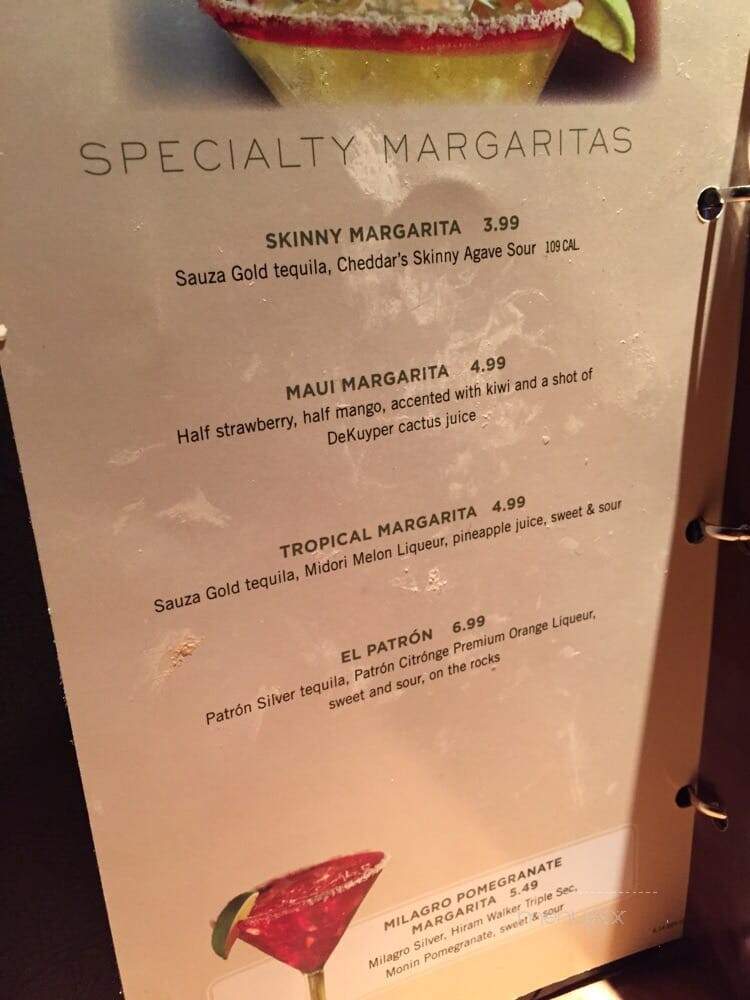 Cheddar's Casual Cafe - Amarillo, TX menu_pic