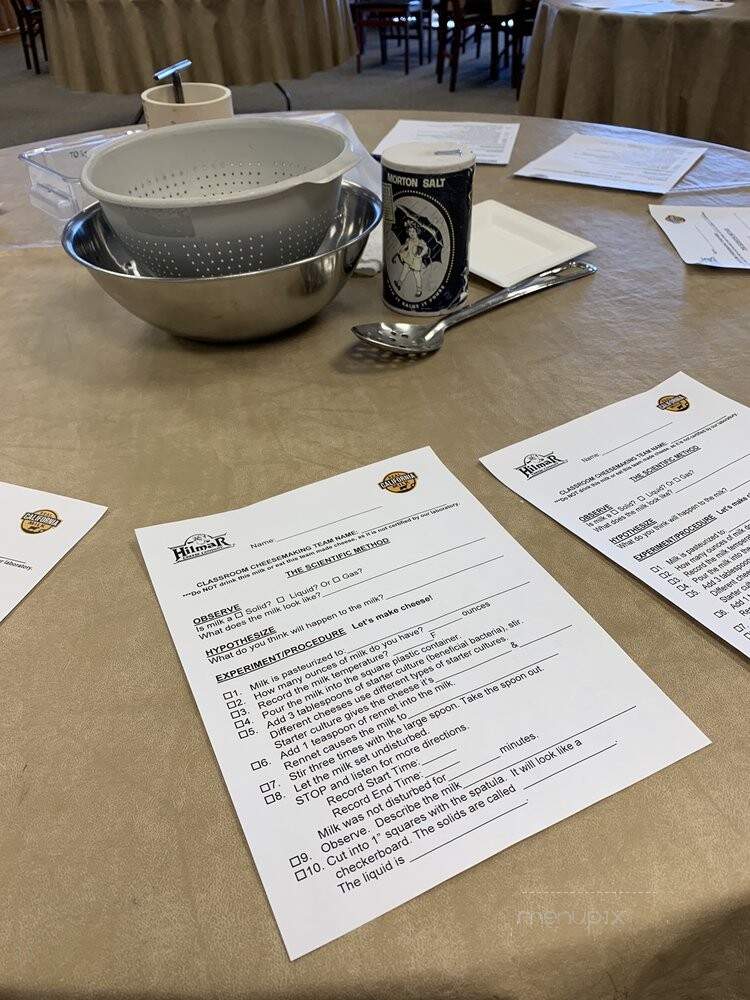 Hilmar Cheese Company Visitor Center - Hilmar, CA menu_pic