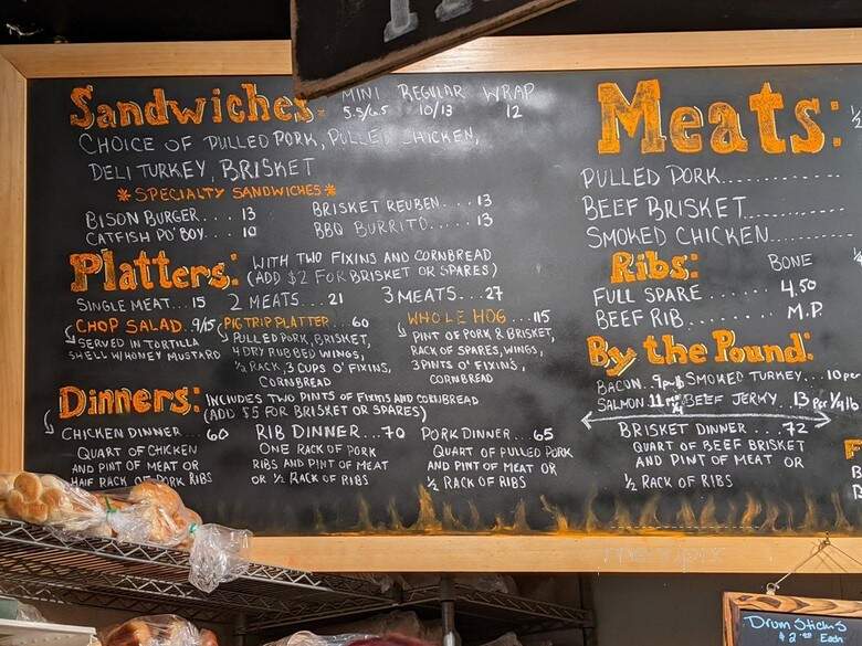B.T.'s Smokehouse - Sturbridge, MA menu_pic