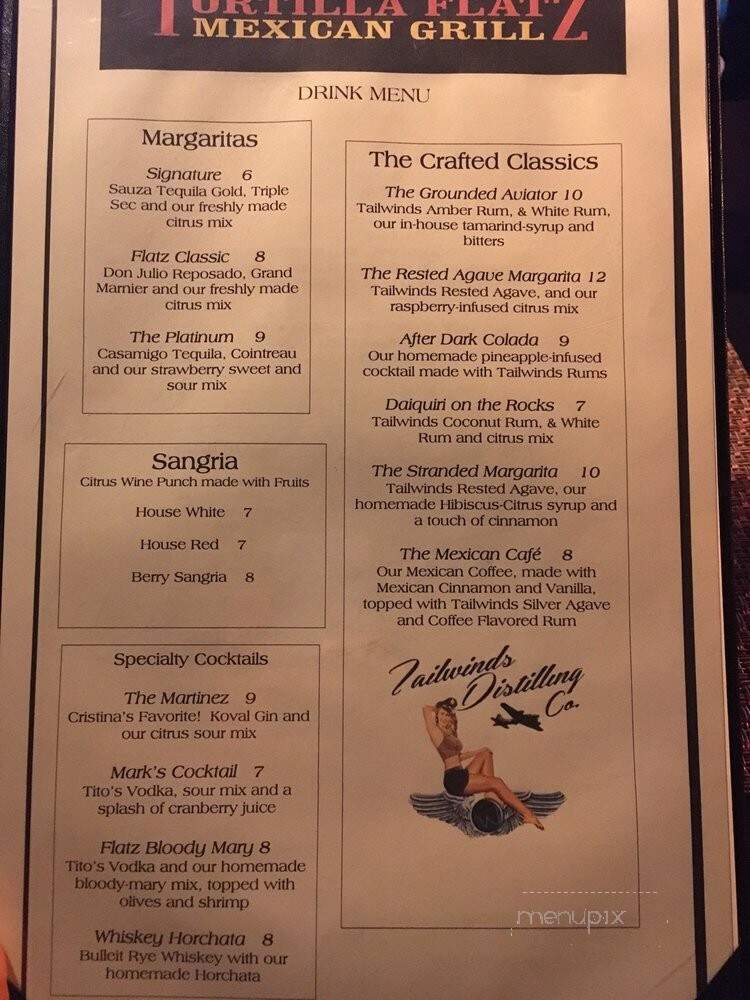 Tortilla Flatz - Plainfield, IL menu_pic