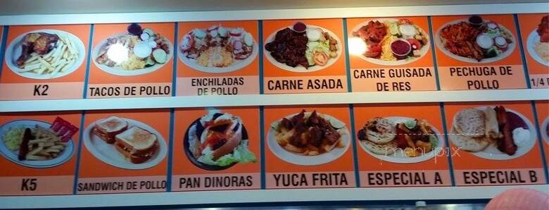Dinora's Bakery Y Poppuseroa - Houston, TX menu_pic
