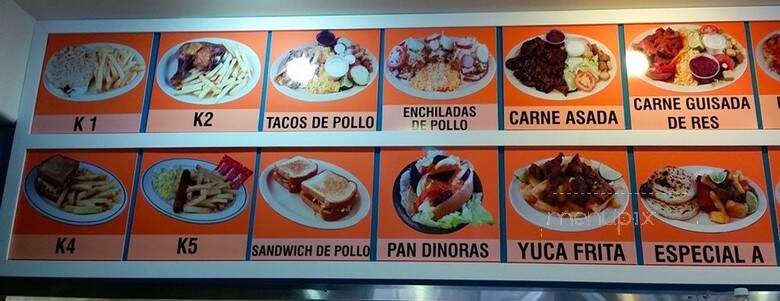 Dinora's Bakery Y Poppuseroa - Houston, TX menu_pic