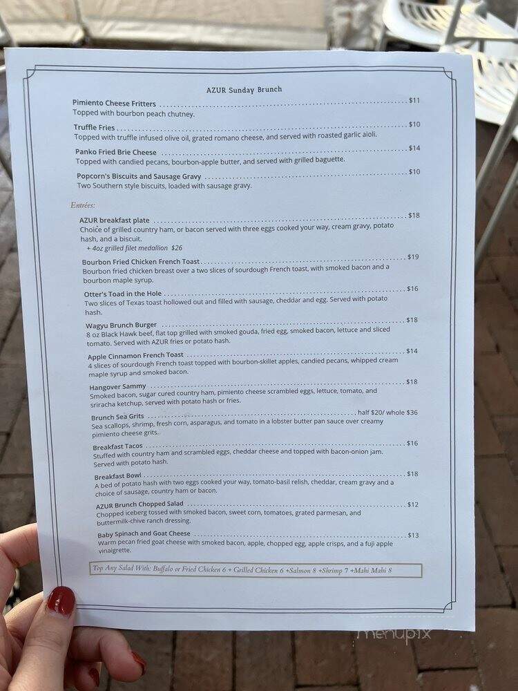 AZUR restaurant & patio - Lexington, KY