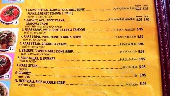 Legend Noodle and Grill - Los Angeles, CA menu_pic