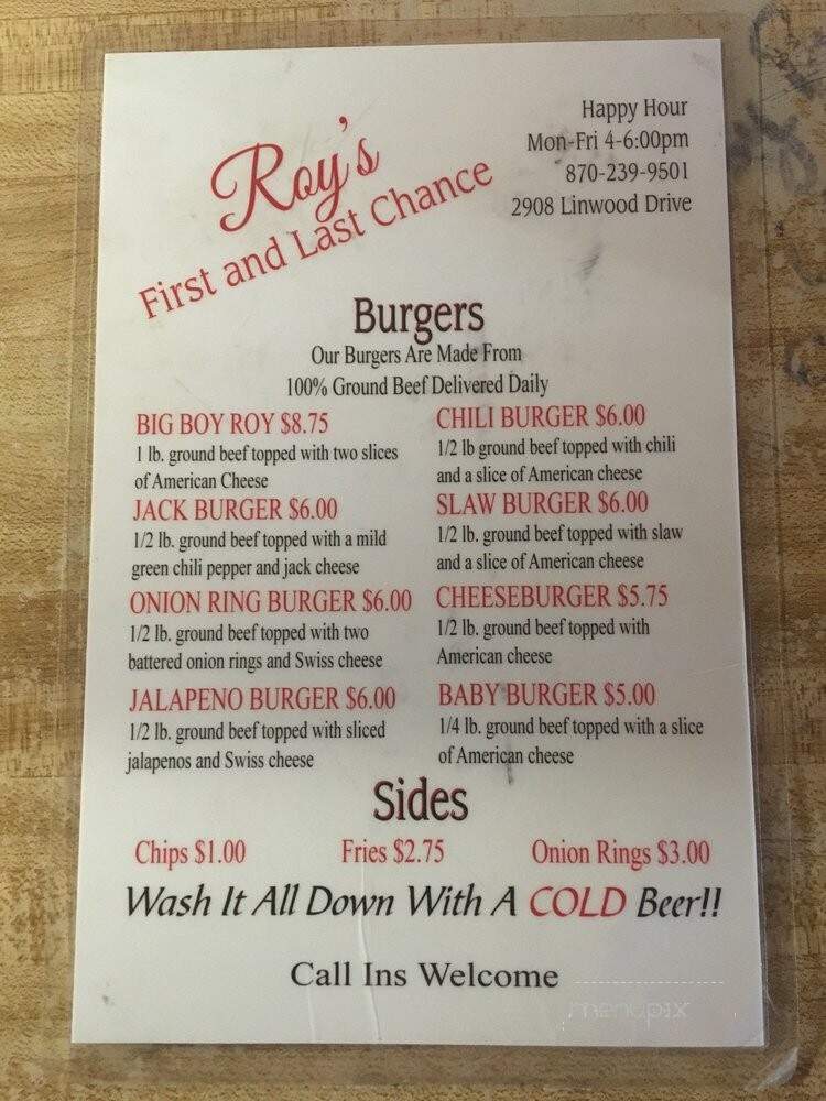 Roy's First & Last Chance - Paragould, AR