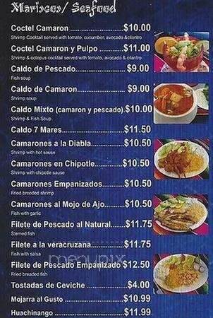 Taqueria Burritos Locos - Grapevine, TX menu_pic