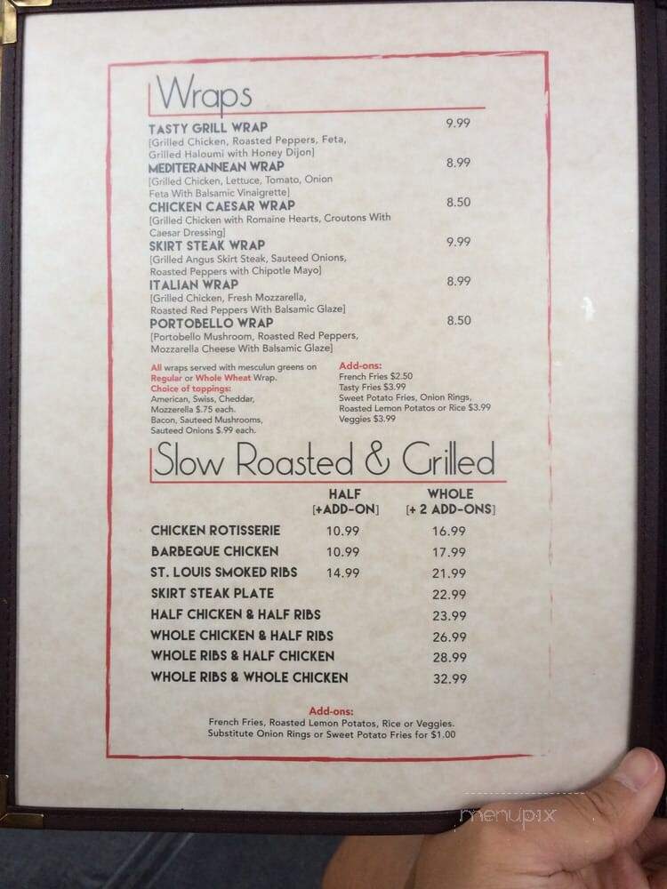 Tasty Grill - Whitestone, NY menu_pic