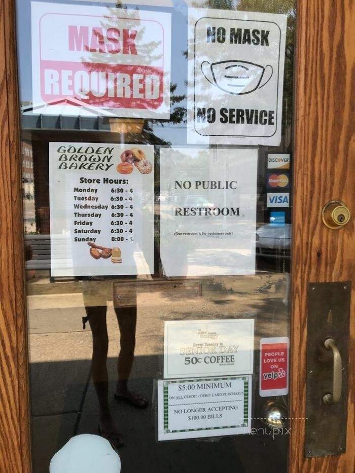 Golden Brown Bakery - St Joseph, MI menu_pic
