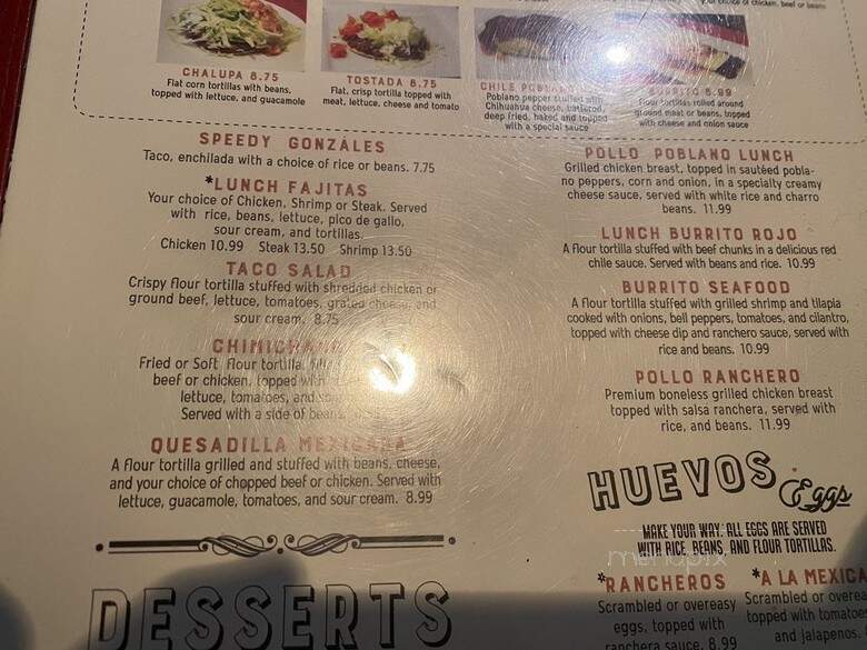 El Toro Mexican - Alpharetta, GA menu_pic