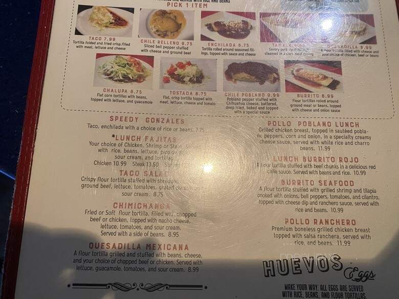 El Toro Mexican - Alpharetta, GA menu_pic