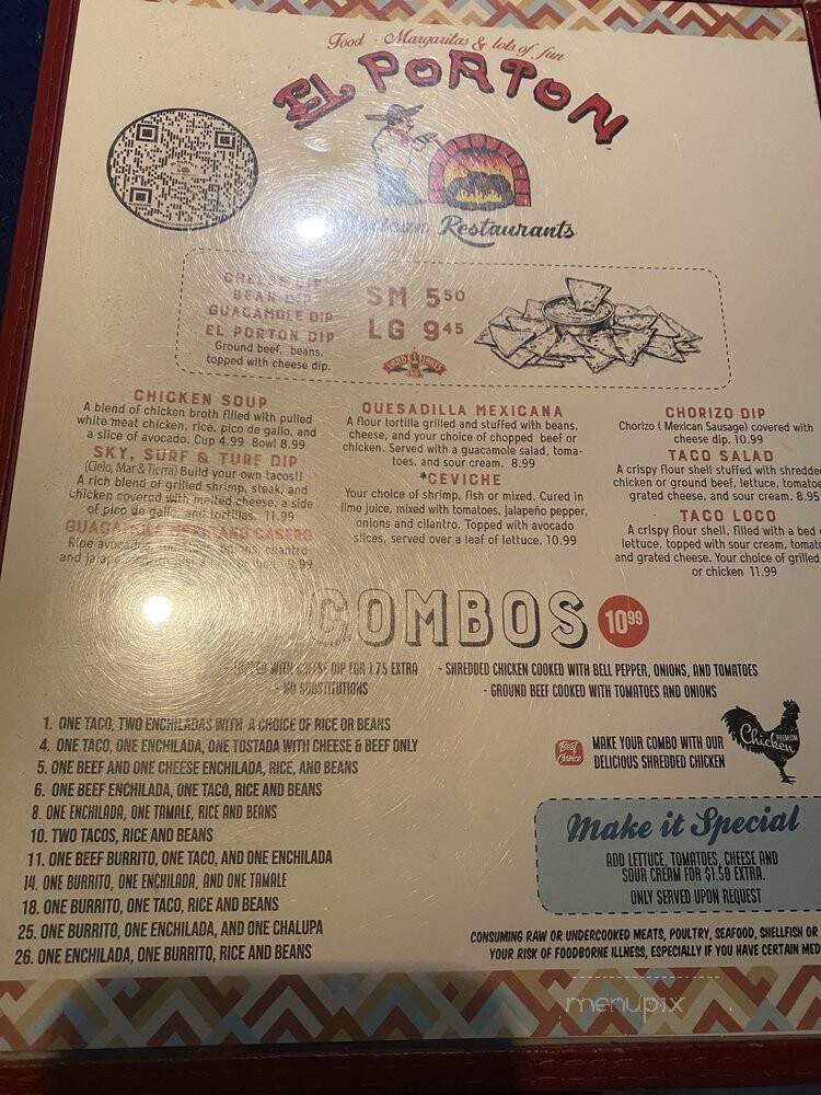 El Toro Mexican - Alpharetta, GA menu_pic