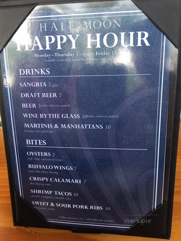 Half Moon - Dobbs Ferry, NY menu_pic