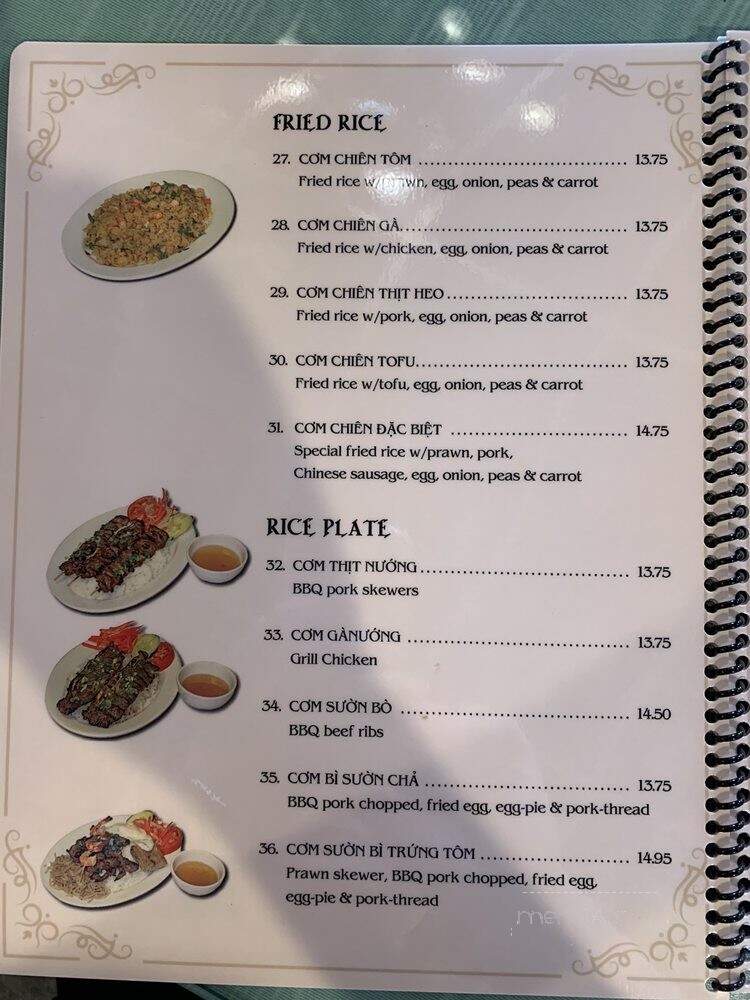 Phoenix Restaurant - Lynnwood, WA menu_pic
