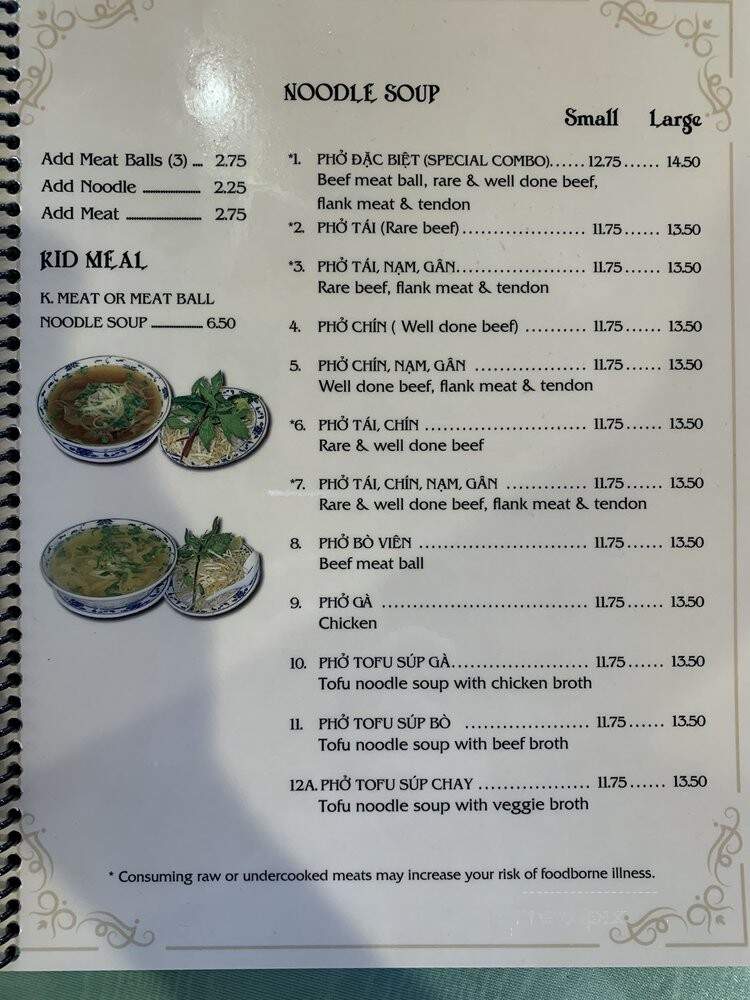 Phoenix Restaurant - Lynnwood, WA menu_pic