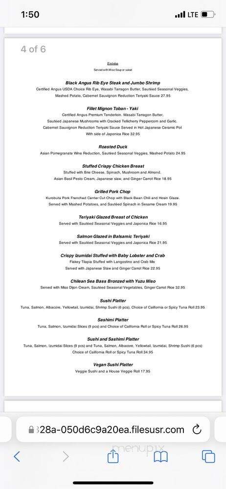 Fish in a Bottle Sushi and Grill - Placentia, CA menu_pic