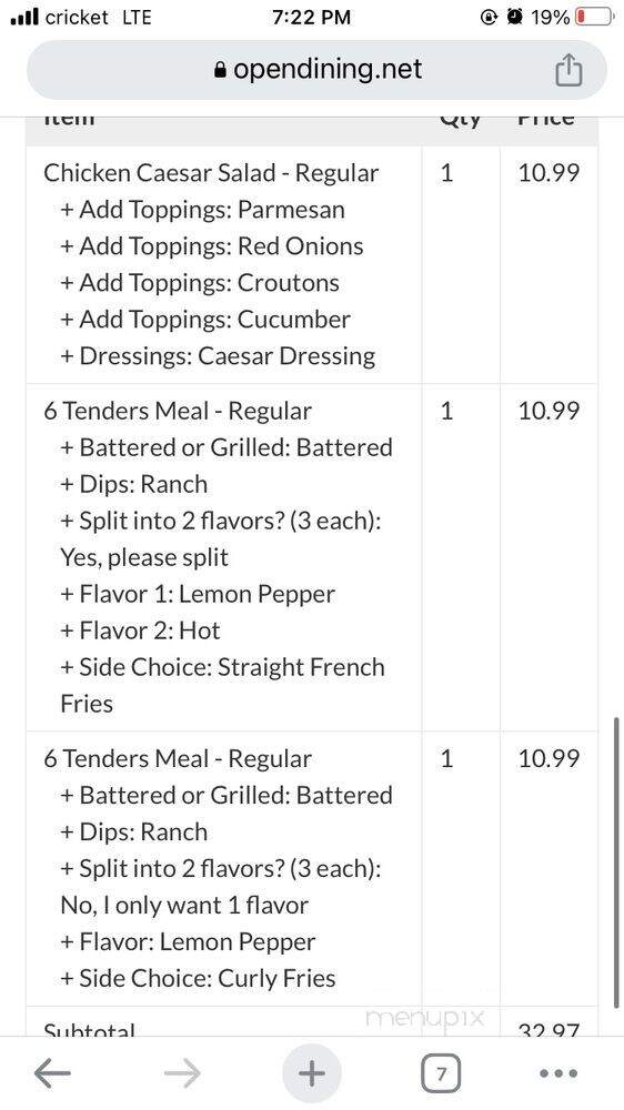 Bayou City Wings - Pasadena, TX menu_pic