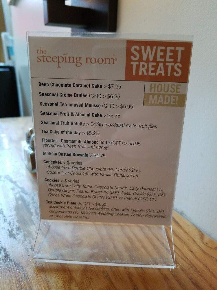 Steeping Room - Austin, TX menu_pic