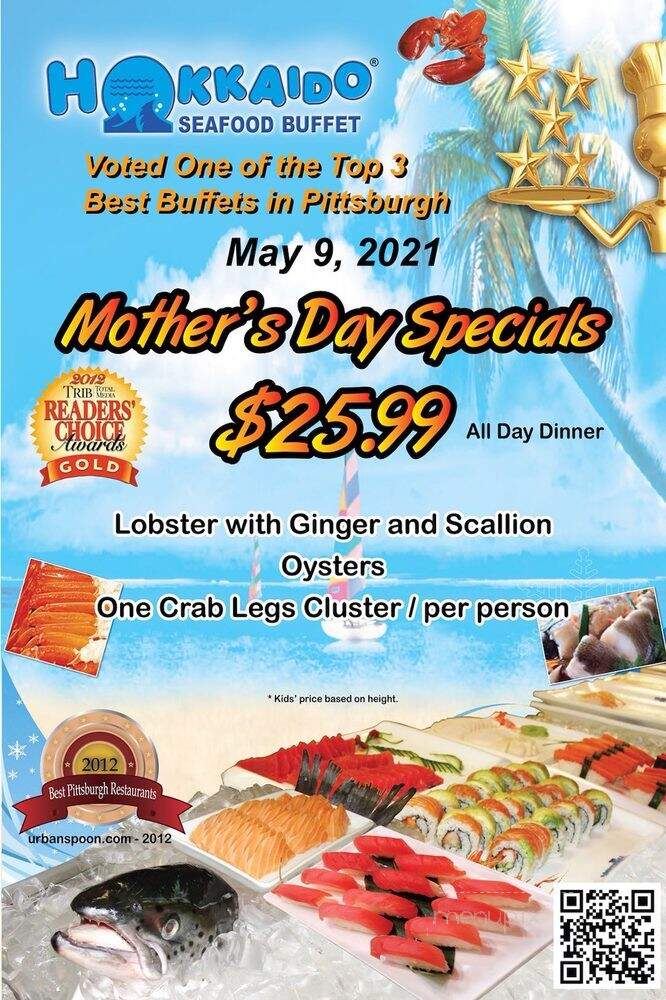 Hokkaido Seafood Buffet - Pittsburgh, PA menu_pic