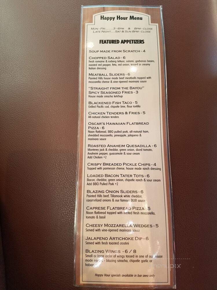 Blazing Onion Burger Company - Snohomish, WA menu_pic