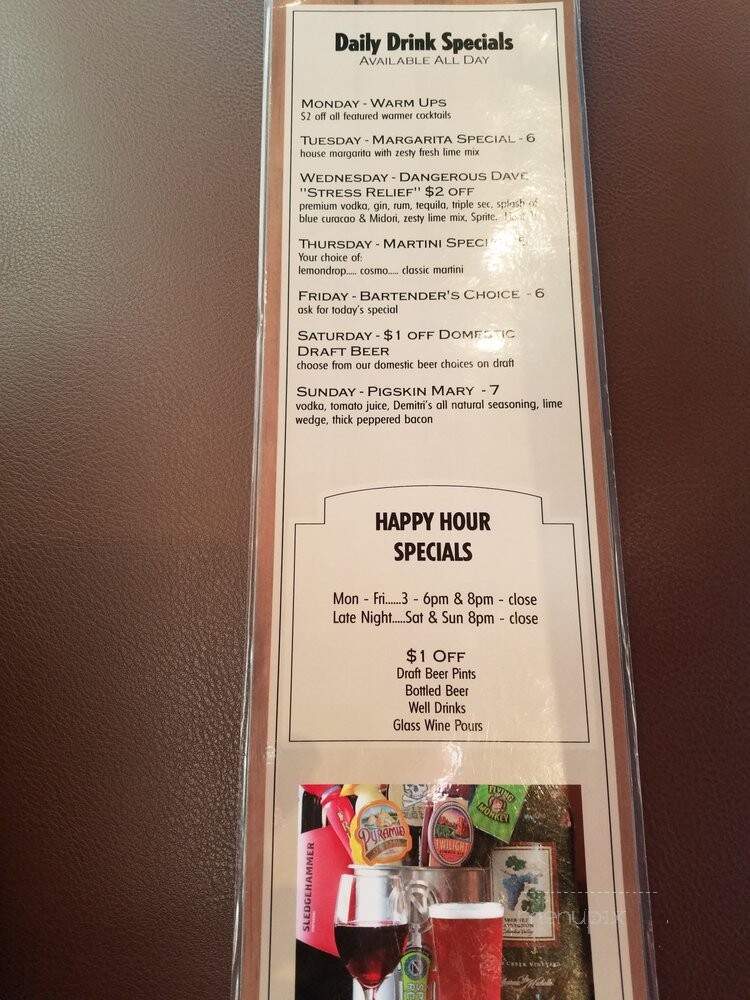 Blazing Onion Burger Company - Snohomish, WA menu_pic