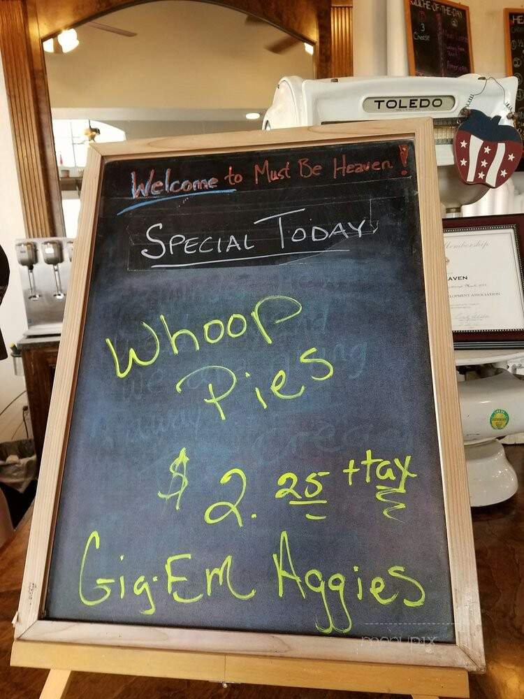 Must Be Heaven - Bryan, TX menu_pic