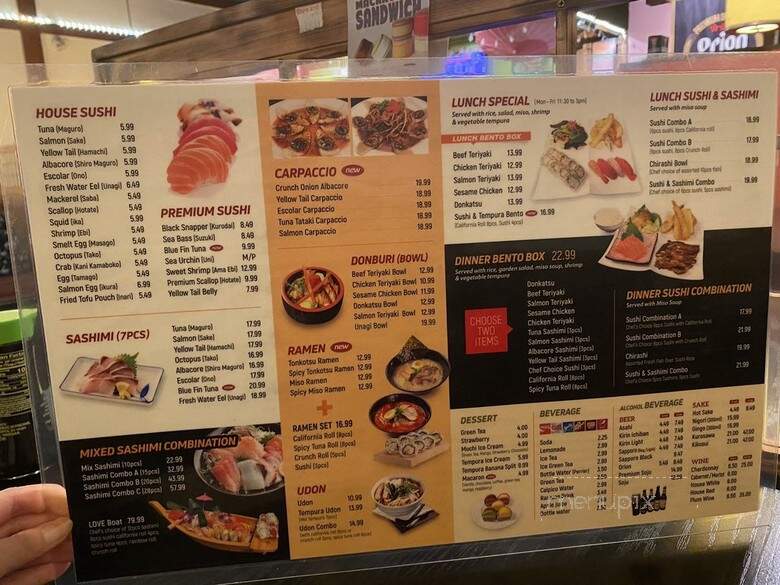 Paradise Roll & Sushi - Anaheim, CA menu_pic