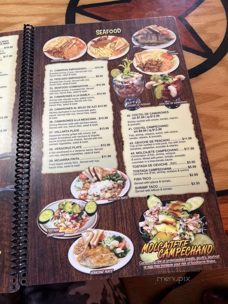 La Perla de Jalisco - San Antonio, TX menu_pic