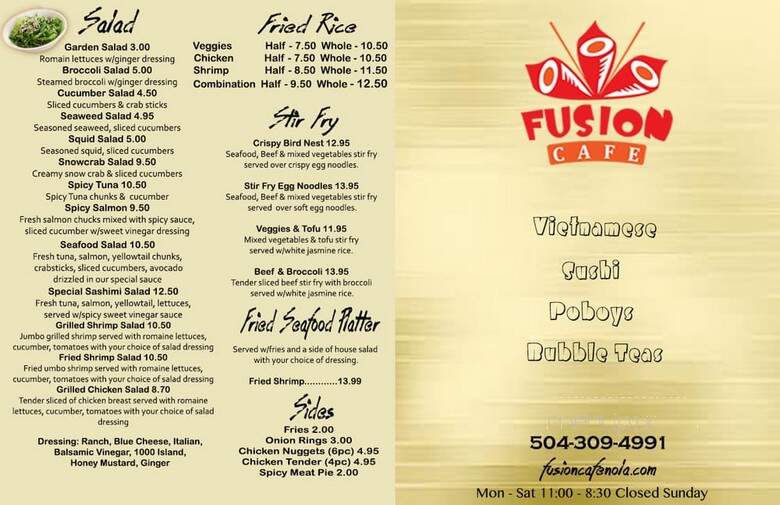 Fusion Cafe - Metairie, LA