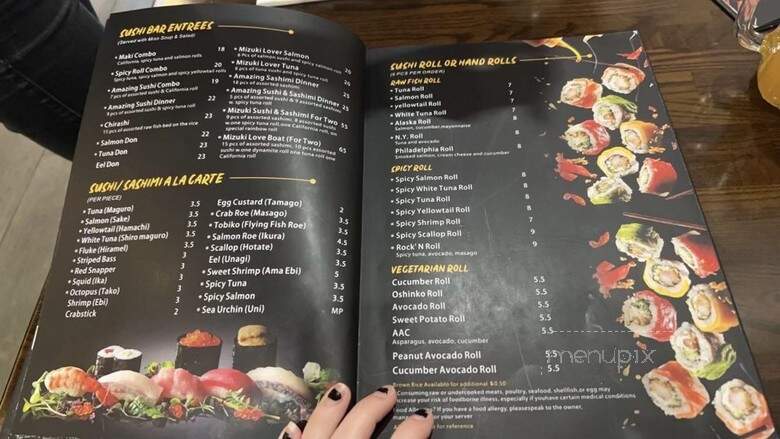 Mizuki Sushi - Deer Park, NY menu_pic