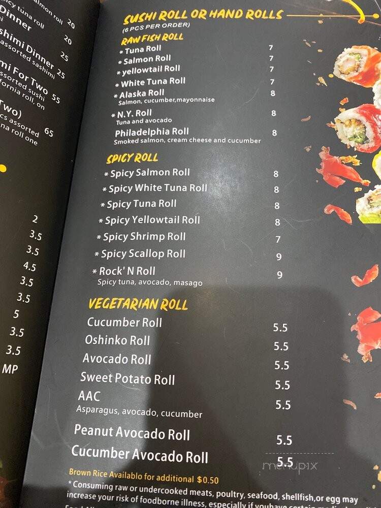 Mizuki Sushi - Deer Park, NY menu_pic