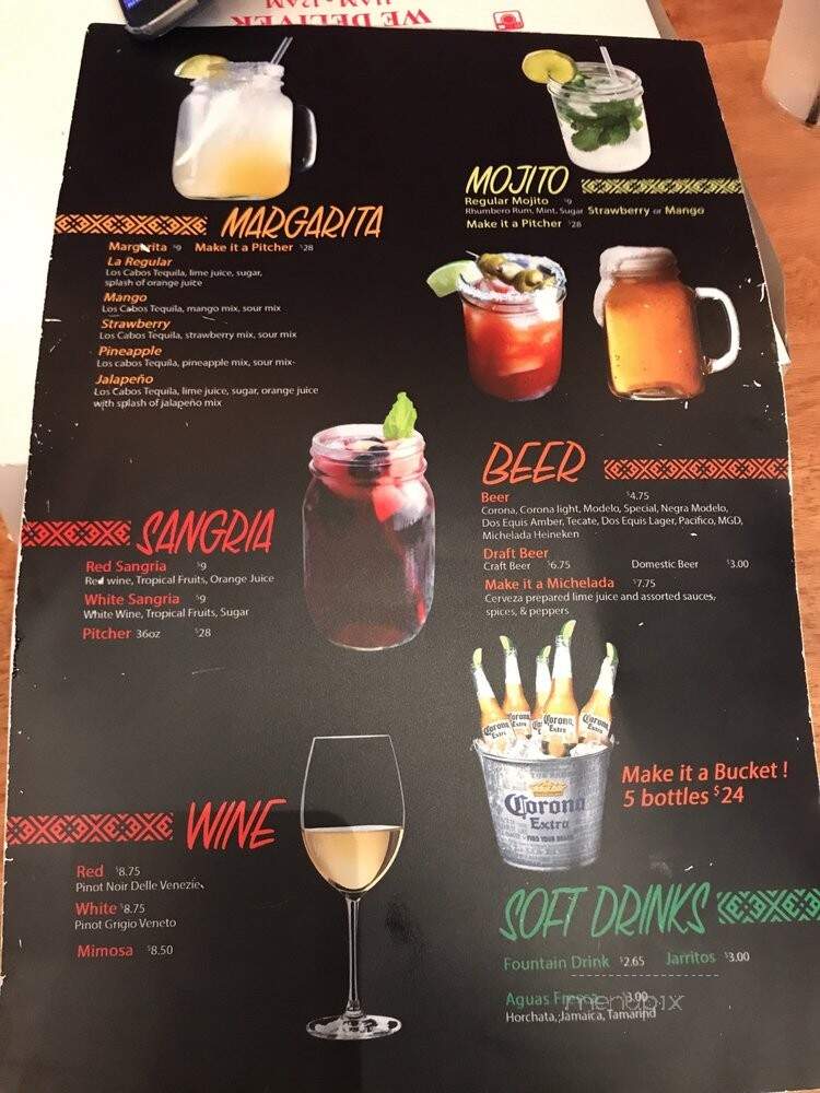 Pepper's Burrito Grill - Miami Beach, FL menu_pic