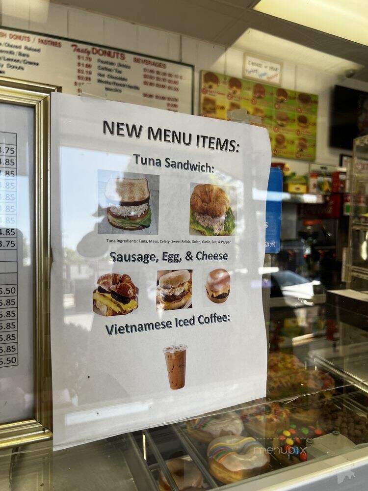 Tasty Donuts - West Hollywood, CA menu_pic