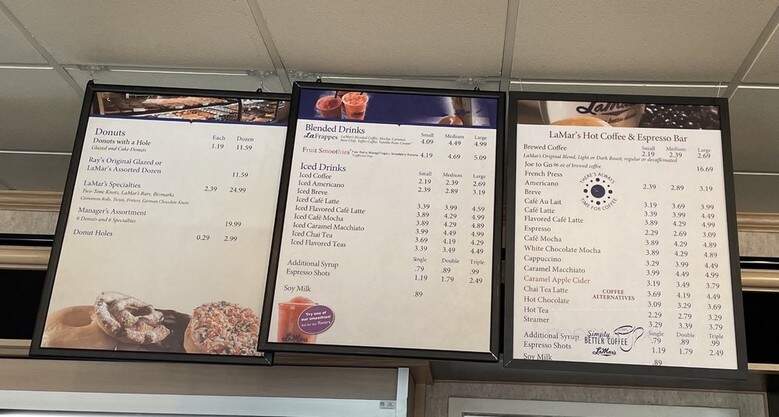 Lamar's Donuts - Wichita, KS menu_pic