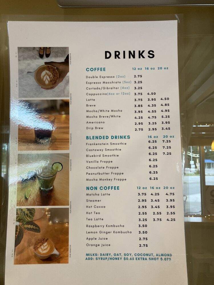 Take 5 Coffee Lounge - Fairbanks, AK menu_pic