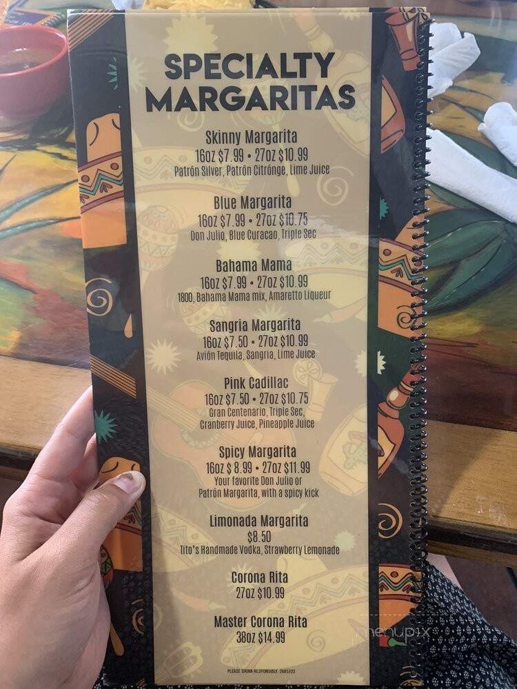 El Arado Mexican Grill # 2 - Indianapolis, IN menu_pic