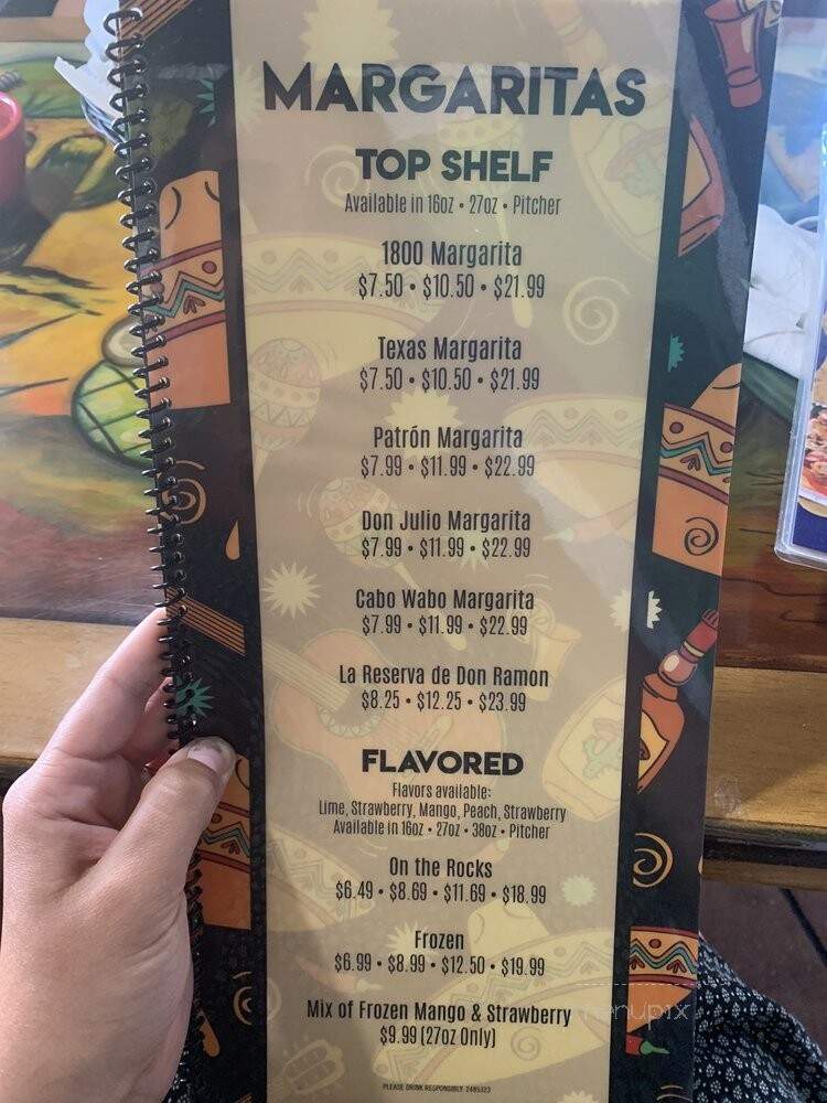 El Arado Mexican Grill # 2 - Indianapolis, IN menu_pic