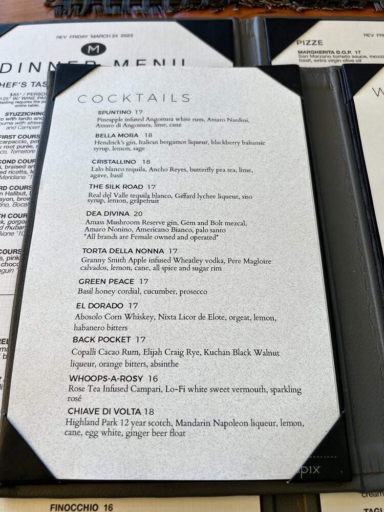 Michael's on Naples Restorante - Long Beach, CA menu_pic