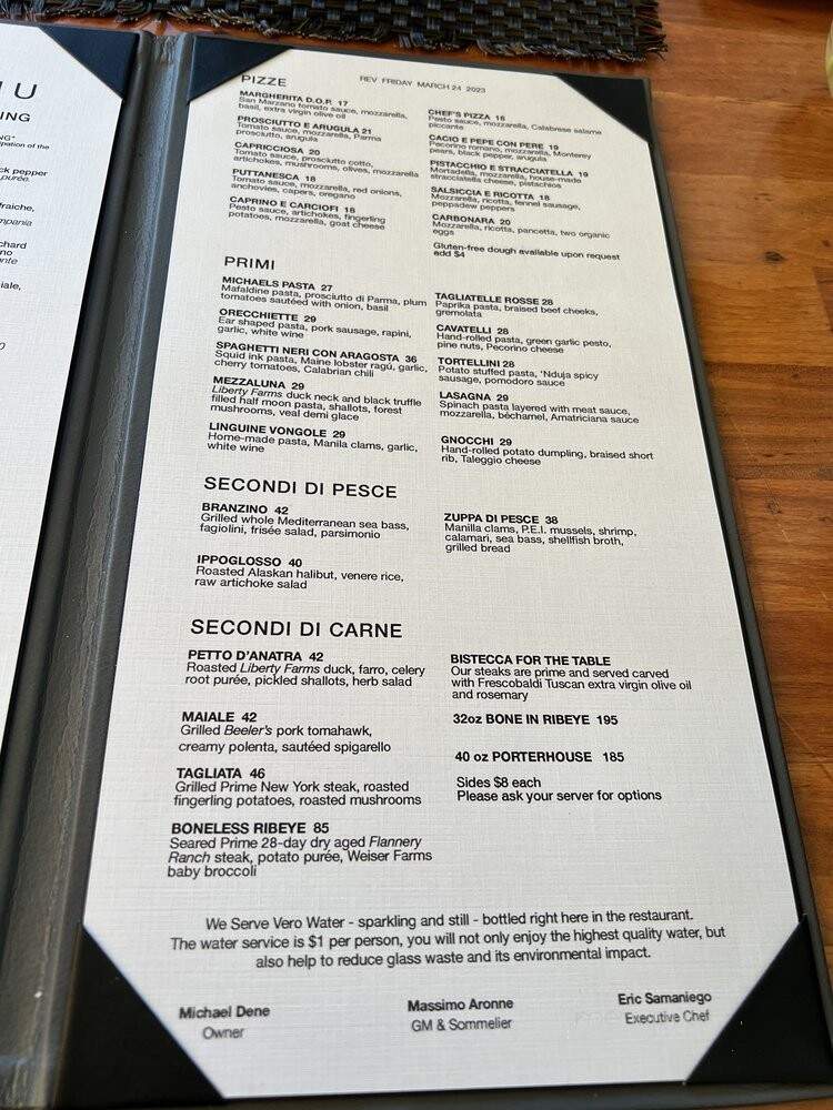Michael's on Naples Restorante - Long Beach, CA menu_pic
