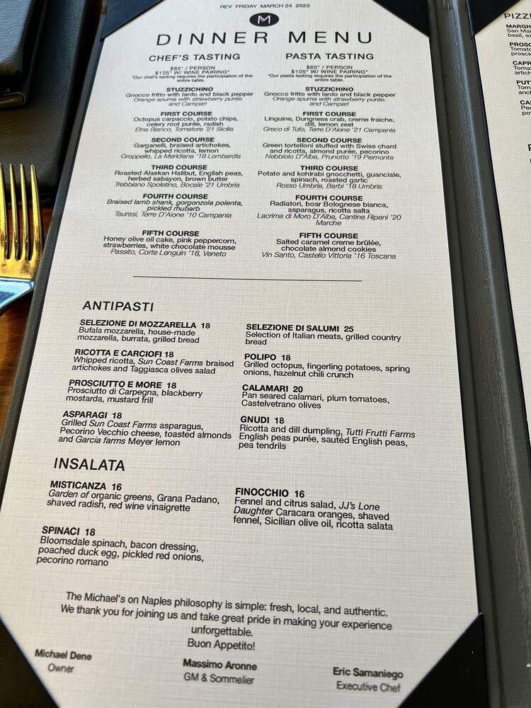 Michael's on Naples Restorante - Long Beach, CA menu_pic