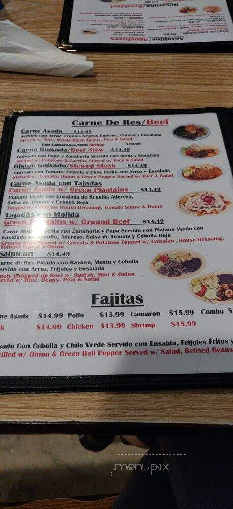 El Pulgarcito - Merriam, KS menu_pic