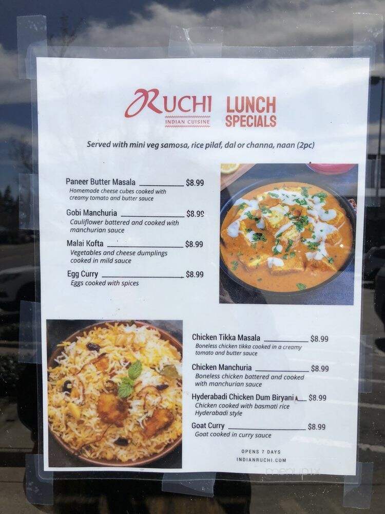 Ruchi Indian Cuisine - Folsom, CA