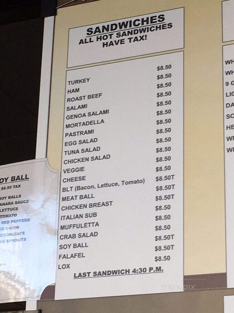 Lutticken's - Menlo Park, CA menu_pic