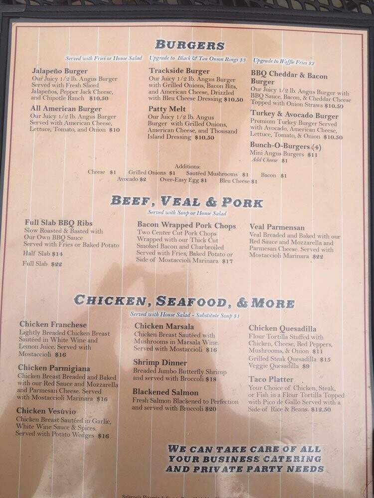 Salerno's - La Grange, IL menu_pic