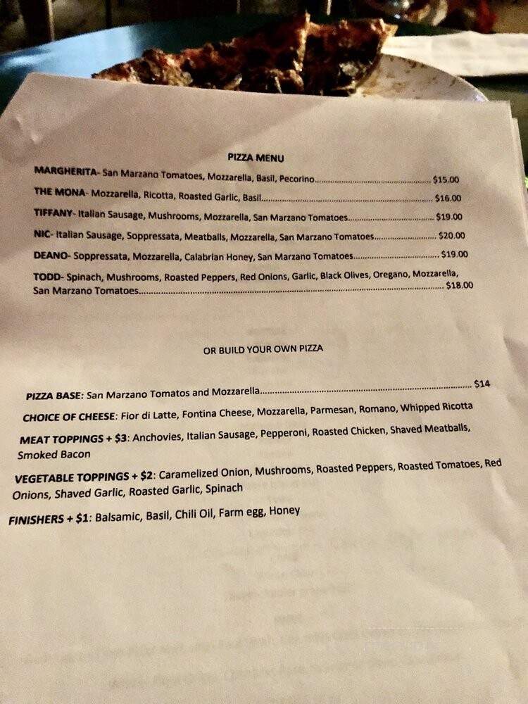 Nic and Dino's Tripoli Tavern - Chicago, IL menu_pic